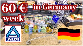 🇩🇪  60 € Grocery Shopping at Aldi in Germany | Prices 2025 | Weekly Budget for a Couple