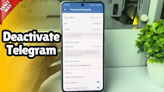 How to deactivate telegram account (2026)