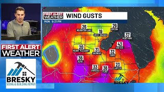 First Alert Weather Update: Wind winding down screenshot 5