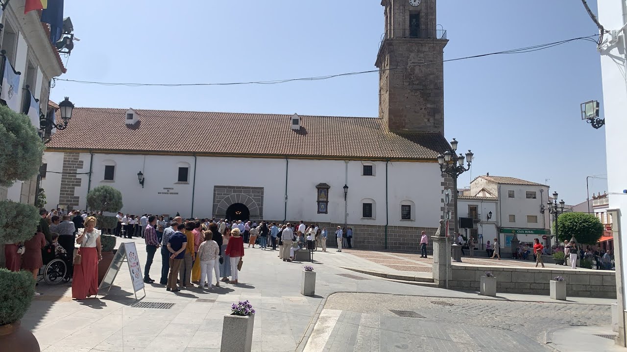 Procesión de bienvenida a la Virgen de Luna