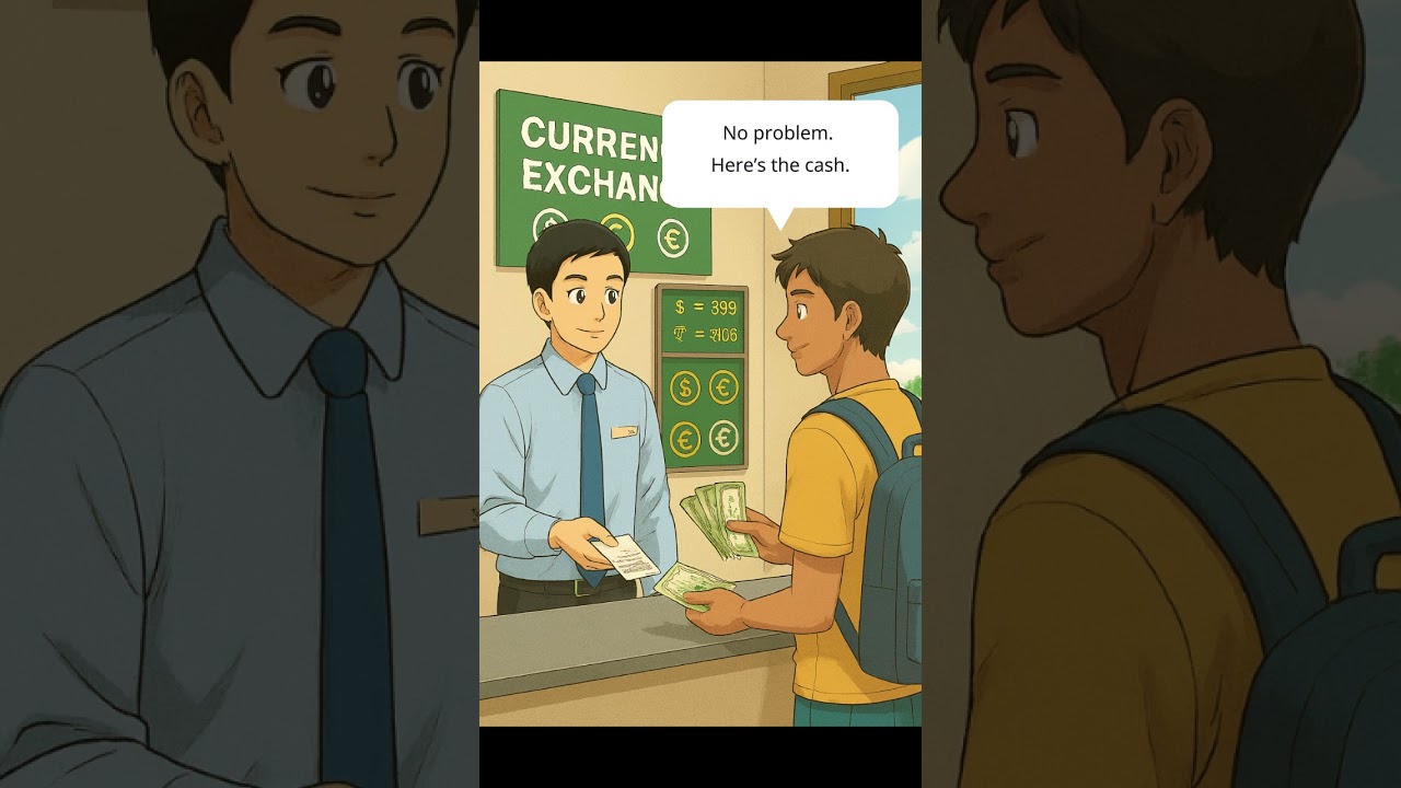 💵 Currency Exchange in English – Real-life Practice Conversation for Beginners 