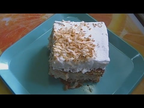 4 Ingredient, Very Low Fat, Angel Ambrosia Cake! Noreen's Kitchen