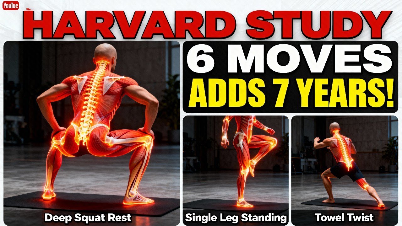 Гарвардское исследование: 6 «японских» движений, которые обращают старение вспять (1 движение доб...
