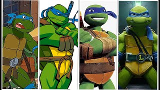 Evolution Of Teenage Mutant Ninja Turtles 1987-2023