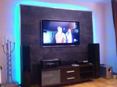 Led tv wand selber bauen, cinewall do it yourself youtube