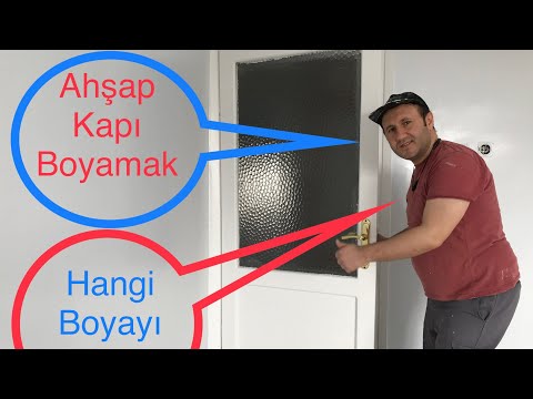 Yağlı Boya ile Ahşap Kapı boyamak. Kapı nasıl boyanır. Eski kapıların boyanmak