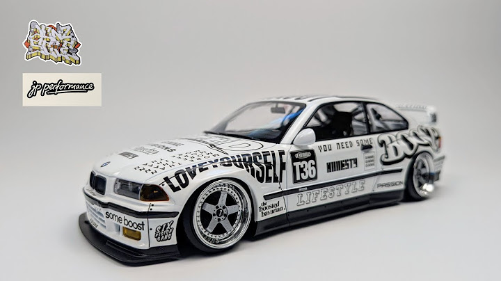 BMW E36 JP Performance mit mehr Stance und neuen Felgen 1:18 #diecast #tuning
