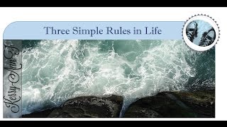 3 Simple Rules in Life - Motivational Video Net Worth