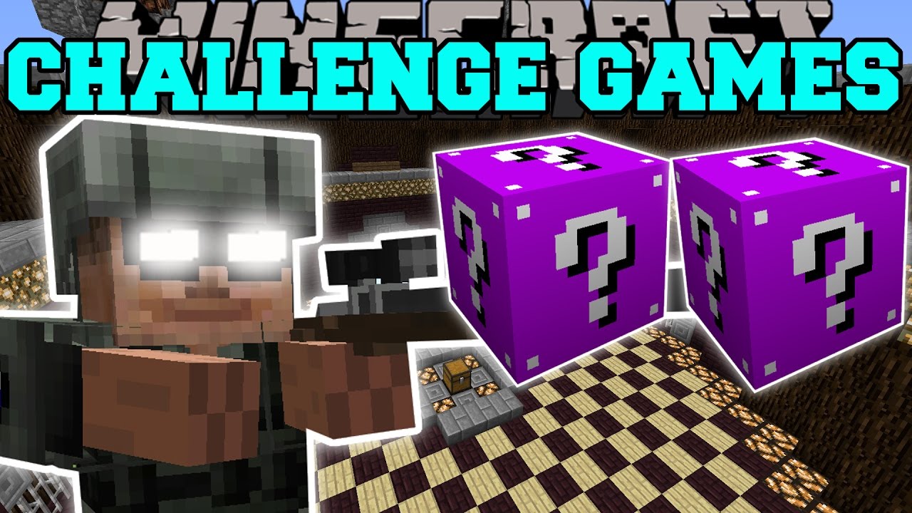 minecraft lucky block challenge with pat and jen