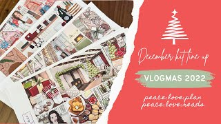 VLOGMAS DAY 2 | December Kit Line Up feat. #ad Plannerface