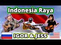 Indonesia Raya - National Anthem - Igor & Jess Collab - Alip & Alipers - Fingerstyle, Piano, Violin