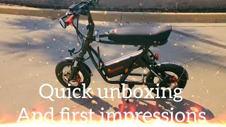 Voro Motors Roadrunner V2 quick unboxing and first impressions