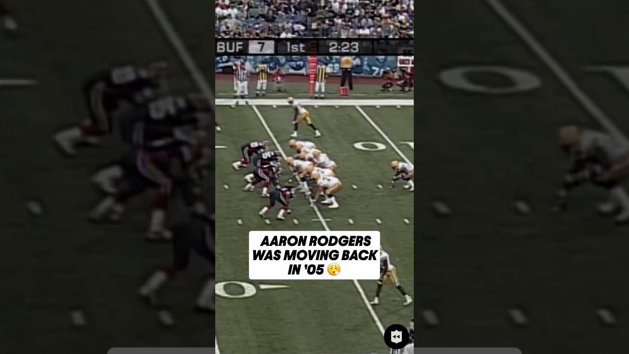 Before Year 22, there was rookie Rodgers in ’05 ⏪