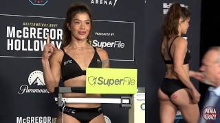 Tracy Cortez weighs in for UFC 329