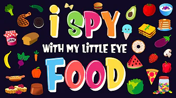 I Spy Food | Can You Find the Banana and Donut? | Fun Riddles for Kids