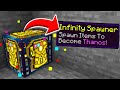 Minecraft, But There's Infinity Gauntlet Spawners...