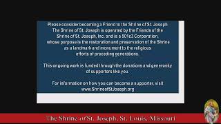 Holy Mass at the Shrine of St. Joseph
