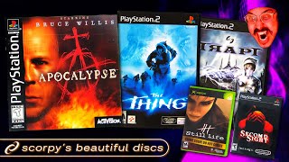 Apocalypse (PS1), The Thing (XBOX) & Second Sight (XBOX) - SCORPYS BEAUTIFUL DISCS #45