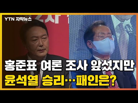 [자막뉴스] <strong>홍준표</strong>, 여론 <strong>조사</strong> 10% 넘게 앞서고도 윤석열에 패배...패인은? / YTN