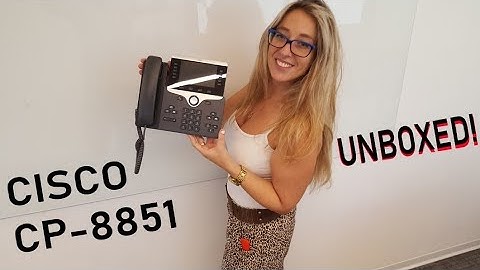 Cisco CP-8851 Unboxing & BT Pairing (4K)