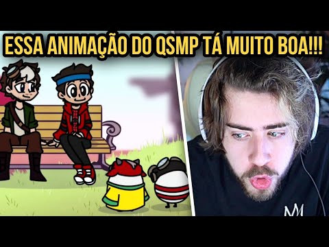 CELLBIT reagindo a uma ANIMAÇÃO de QSMP no TIKTOK Minecraft