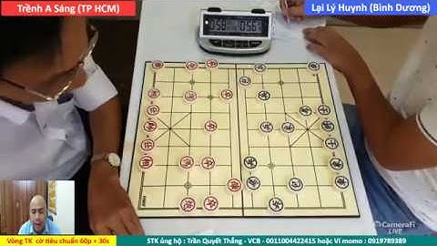 Trềnh A Sáng vs Lại Lý Huynh | Vòng TK cờ tiêu chuẩn giải vô địch cờ tướng Việt Nam năm 2020