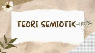 #5 TEORI SEMIOTIK PADA PUISI'TAMAN'KARYA CHAIRIL ANWAR #5 TEORI SEMIOTIK PADA PUISI'TAMAN'KARYA CHAIRIL ANWAR