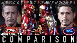IRON MAN | MARK L vs MARK LXXXV | COMPARISON |HOTTOYS