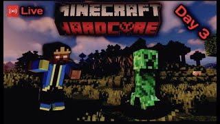 Welcome to My MineCraft HardCore Live | I Making Fully Diamond Armor and Tools | Day 3