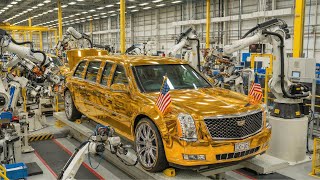 Download Lagu Inside the Solid 24K Gold The Beast Factory: Why Building a Pure Gold Presidential Car Is So Extreme MP3