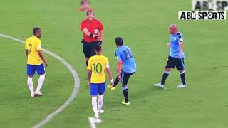 #Brazil vs #Uruguay 25/3/2016;#Neymar skills