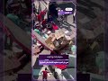 حمولة زائدة واصابات في جل الديب سقوط شاحنة على الطريق