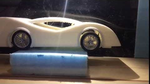 Testing a 3D Printed Car in a Wind tunnel