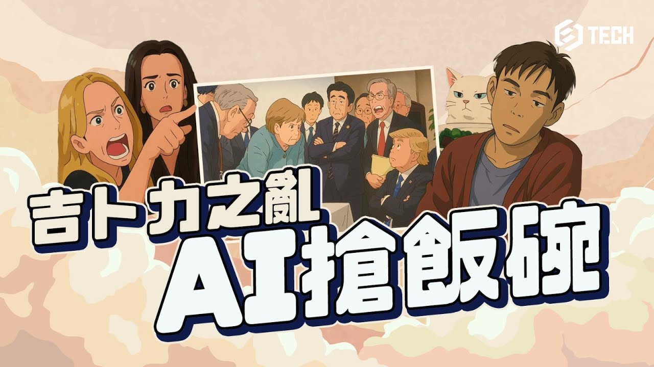 吉卜力之亂  AI搶飯碗｜信報高天佑專欄｜ChatGPT-4o｜人工智能｜AI｜算力｜AI生成內容｜吉卜力｜宮崎駿｜技工｜AI圖像｜AI革命｜科技｜【科網人語系列】