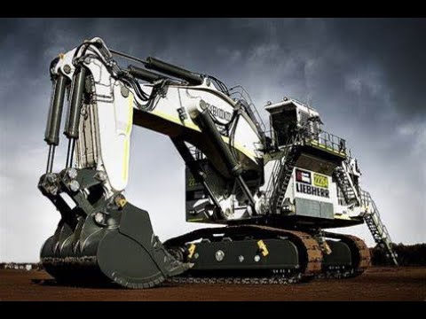 Video: Quanto pesa un grande escavatore?