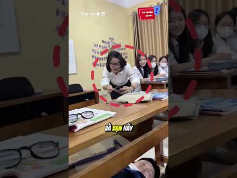 Khi cả lớp chỉ có 2 bạn nam nằm ngủ: 😂 #shorts thumbnail