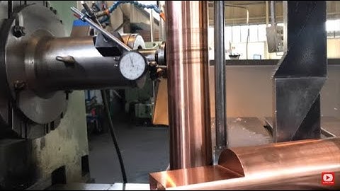 Manual Machinist. Boring thread. Copper Work Boring.