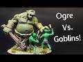 Get Out Of My Swamp! Goblins Battle an Ogre - Speed Painting Miniatures