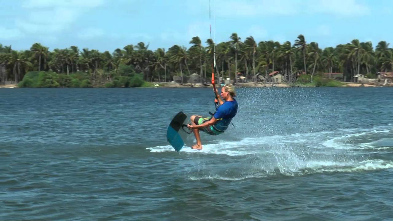 Kitesurfing Technique - Foot Wash Transition Slo Mo