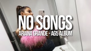 Ariana Grande - No Singles Of Ag5 Thank U, Next Album