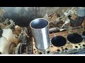 Remove and install the engine cylinder    ISUZU 4BE1 Engine