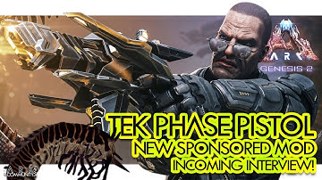 NEW Tek Knockout Phase Pistol Details! NEW Sponsored Mod! BIG Interview? ARK Community News