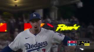After convincing Dave Roberts to leave him in the game, Blake Snell strikes out Otto Kemp