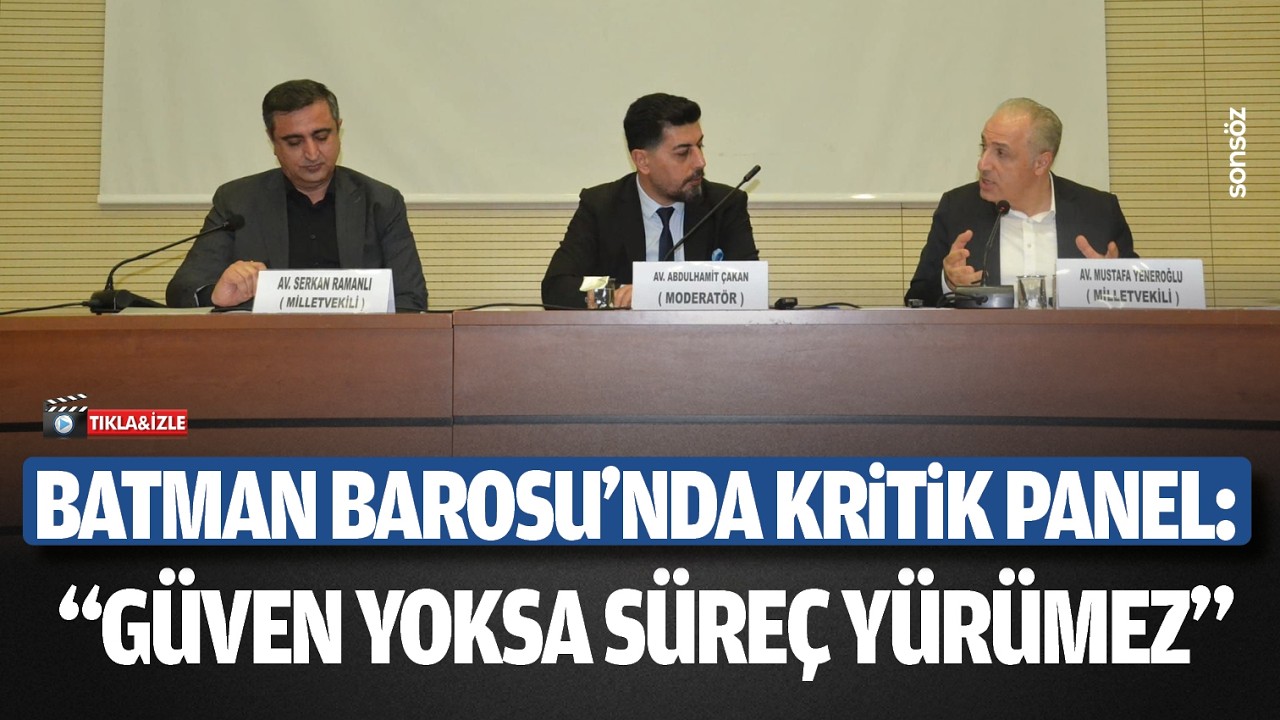 Batman Barosu&rsquo;nda kritik panel: