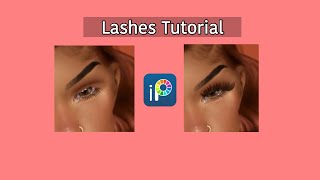 Lashes tutorial on IbisPaintx