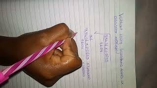 calculate without using tables or calculators @mathematics mentor 🥰 Net Worth