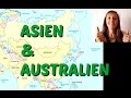 German Country Names of ASIA and AUSTRALIA