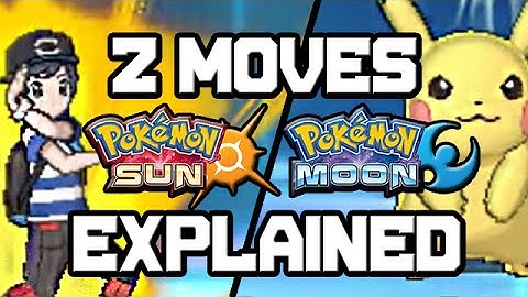 Z Moves Explained! Pokemon Sun And Moon