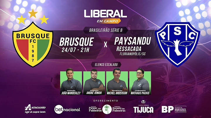 BRUSQUE 1 X 0 PAYSANDU | BRASILEIRÃO SÉRIE B 2024 | AO VIVO | NARRAÇÃO COM IMAGENS DO ESTÚDIO