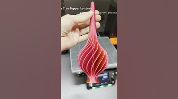 3D printed Christmas tree topper